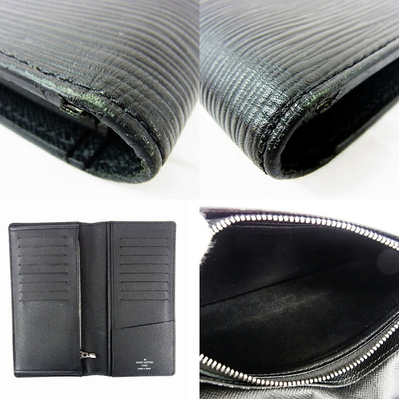 Louis Vuitton Fold Epi Brazza Wallet Portefeuille Long - Picture 3 of 4